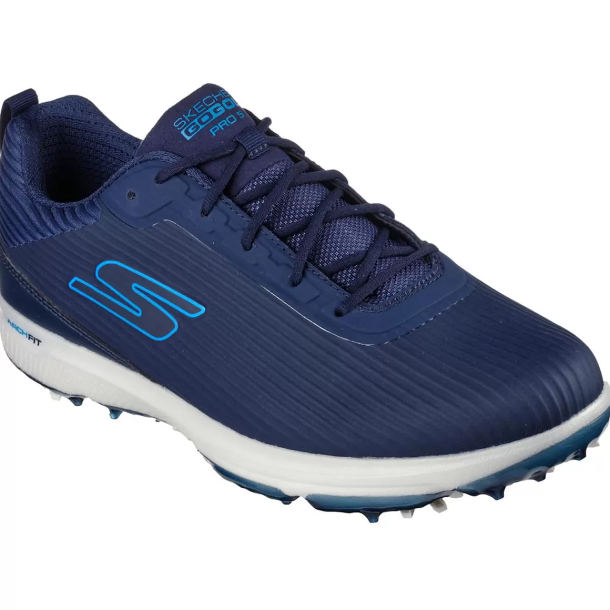 Online Skechers Men's Go Golf Pro 5 Hyper Waterproof Spiked Golf Shoes Navy