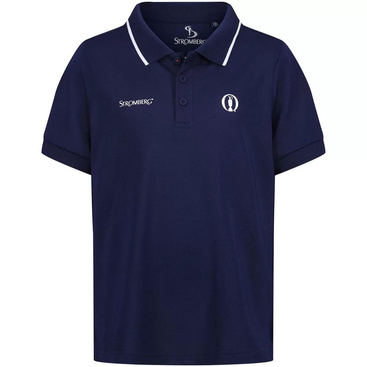 New Stromberg Junior The Open Harbour Stretch Golf Polo Shirt