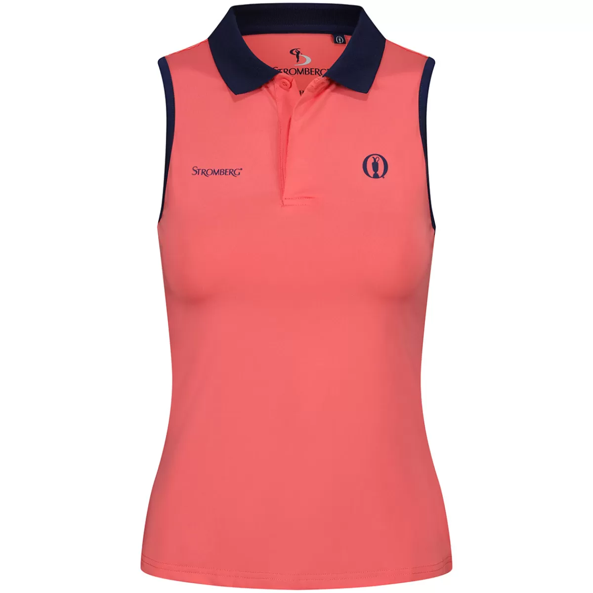 Clearance Stromberg Ladies The Open Whitworth Sleeveless Stretch Golf Polo Shirt