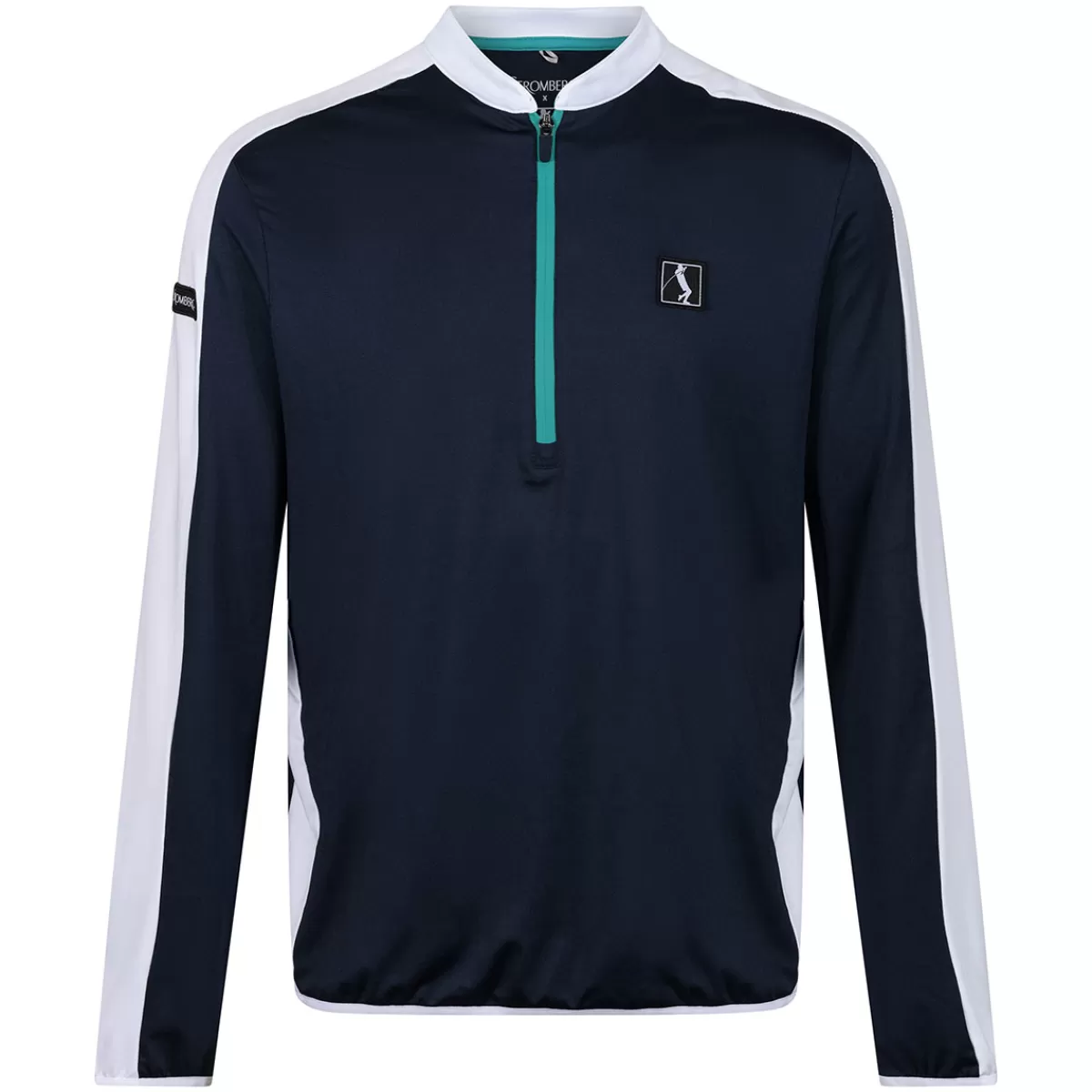 Shop Men's Lee Sharpe Tresla Half Zip Golf Mid Layer Men Men's Golf Sweaters