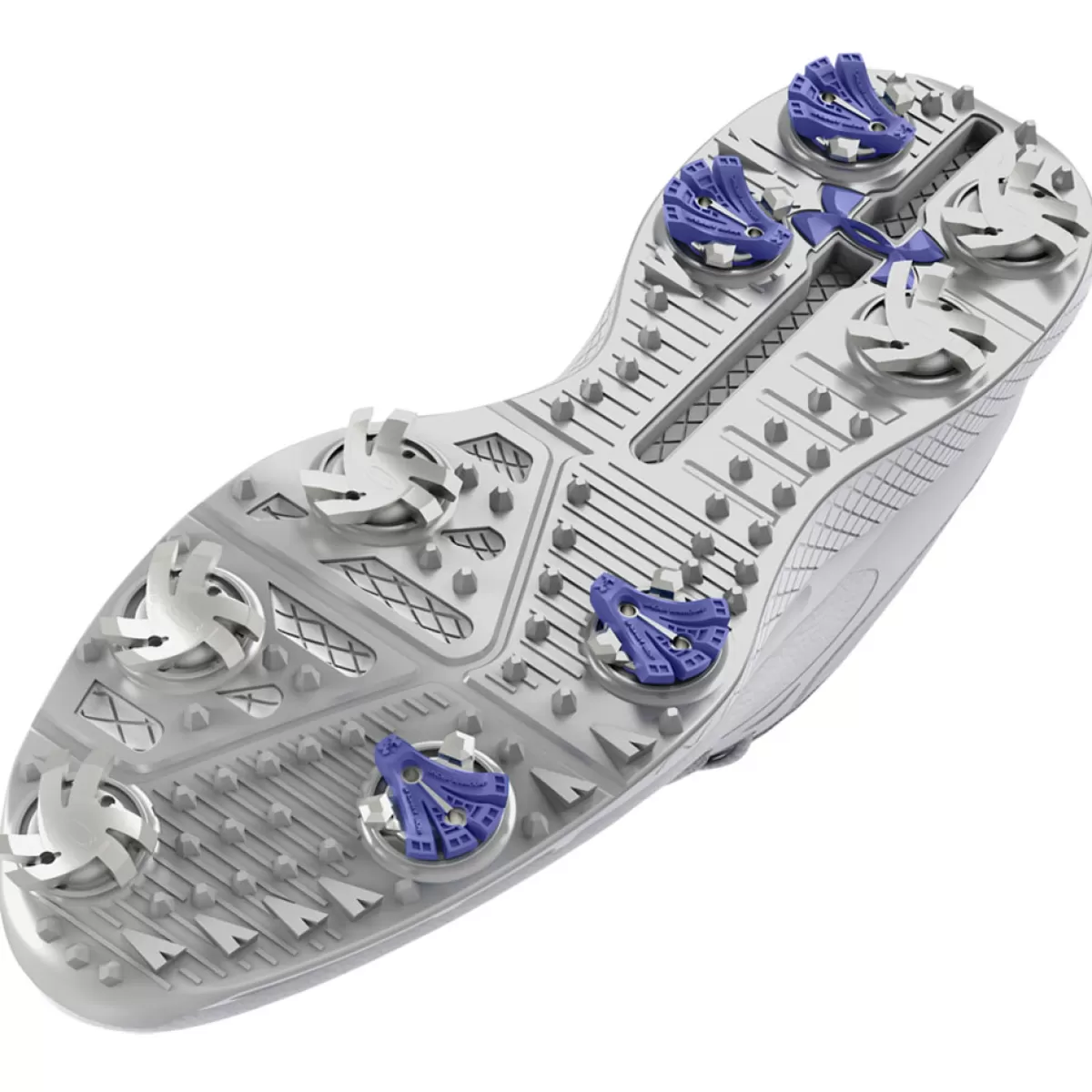 Flash Sale Under Armour Ladies Charged Breathe 2 Waterproof Spiked Golf Shoes White/White/Silver