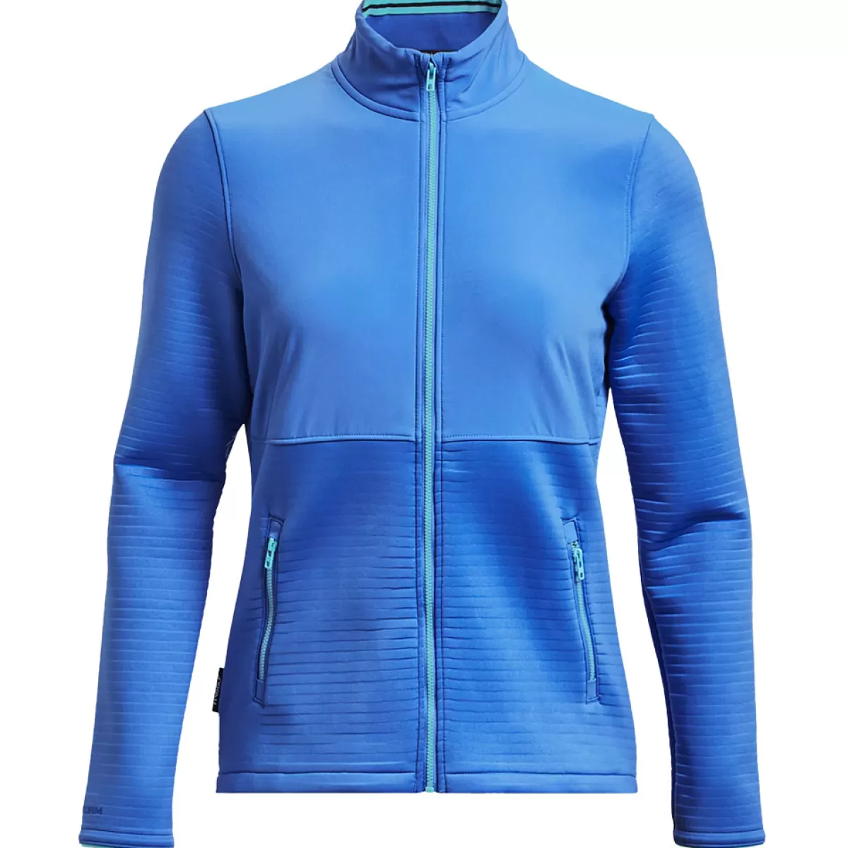 Best Sale Under Armour Ladies Storm Daytona Full Zip Golf Jacket Water/Neo Turquoise/Silver