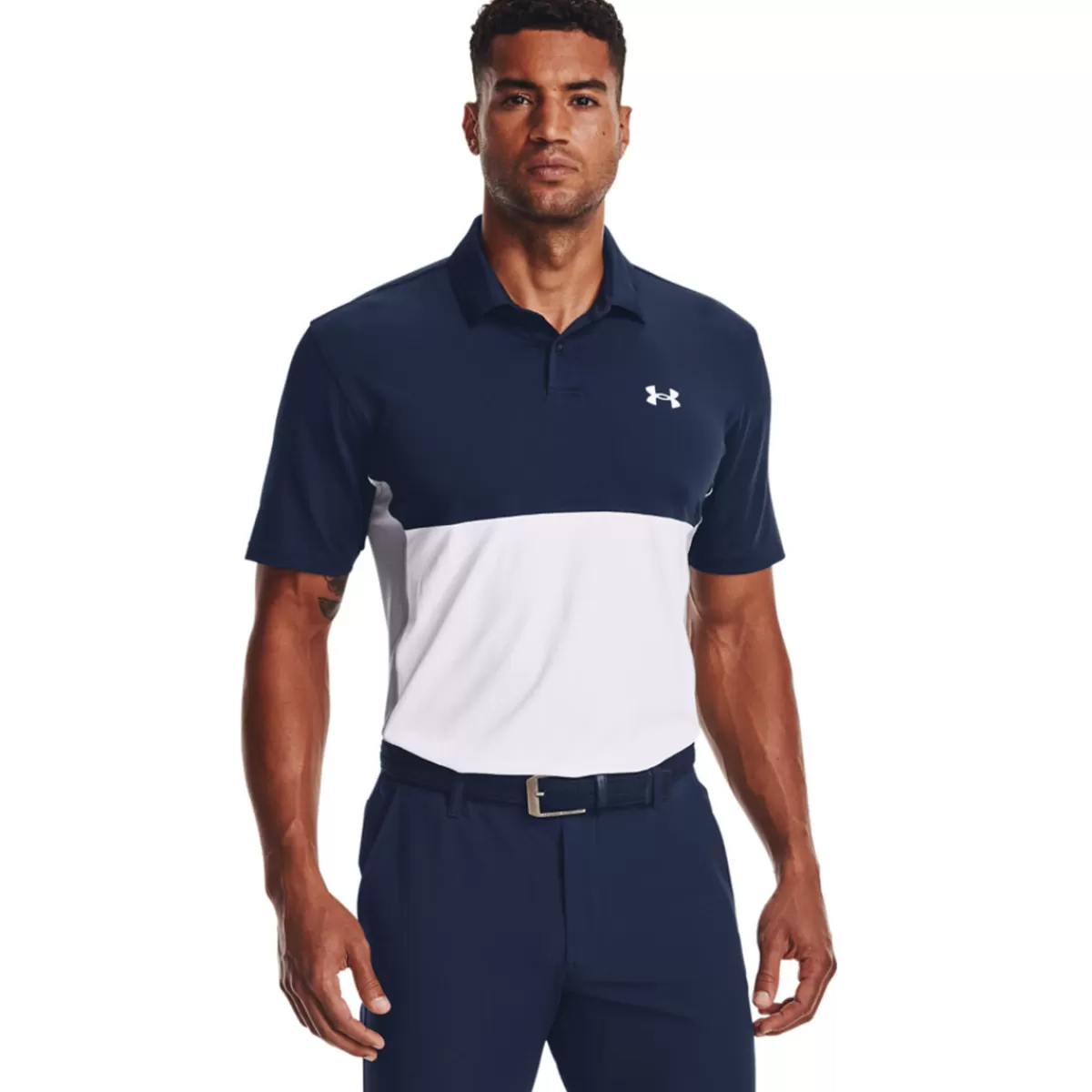 Online Under Armour Men's Performance Blocked Stretch Golf Polo Shirt