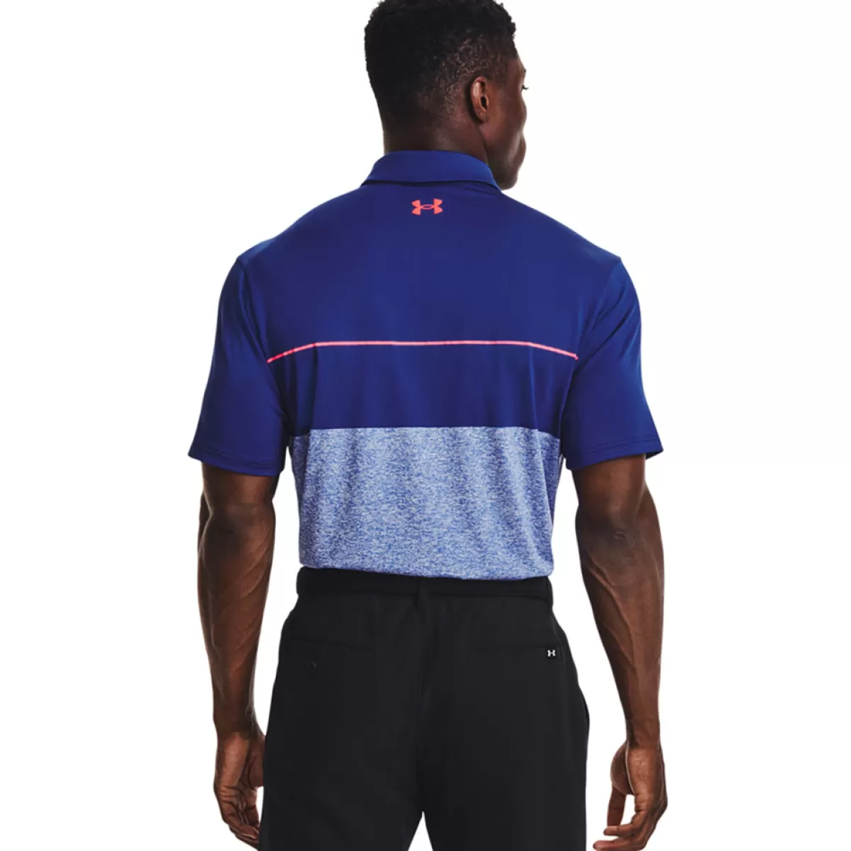 Fashion Under Armour Men's Playoff 2.0 Low Round Golf Polo Shirt Bauhaus Blue/Oxford/Bolt Red