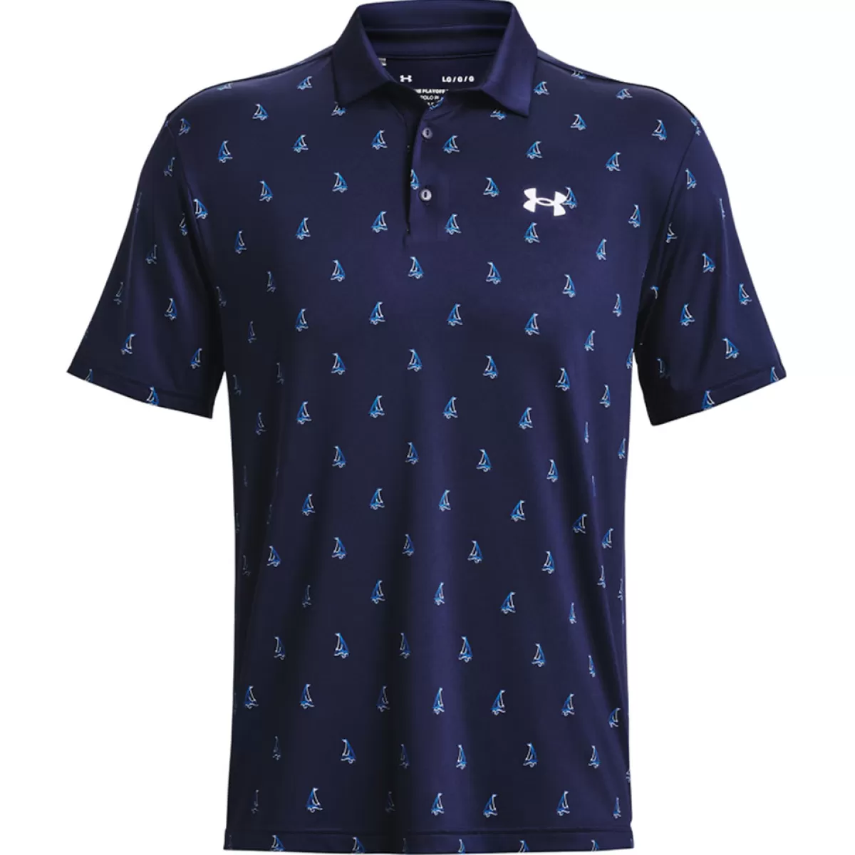 Outlet Men's Playoff 3.0 Boats Print Golf Polo Shirt Men Men's Golf Polo Shirts