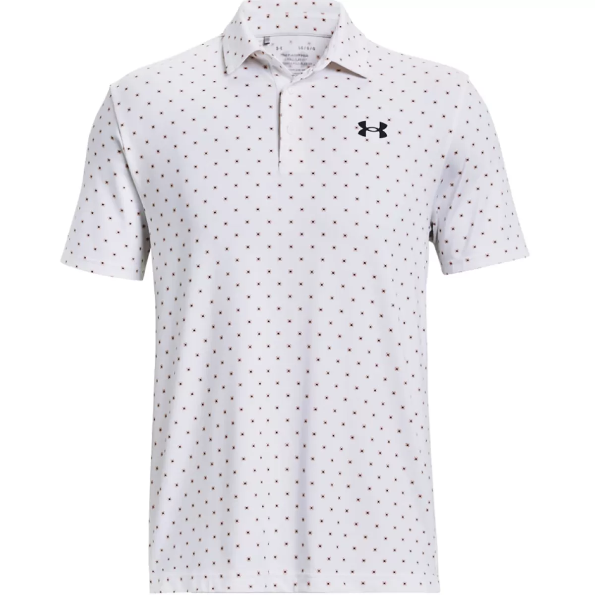 Flash Sale Under Armour Men's Playoff 3.0 Dg Printed Golf Polo Shirt White/Pink/Navy