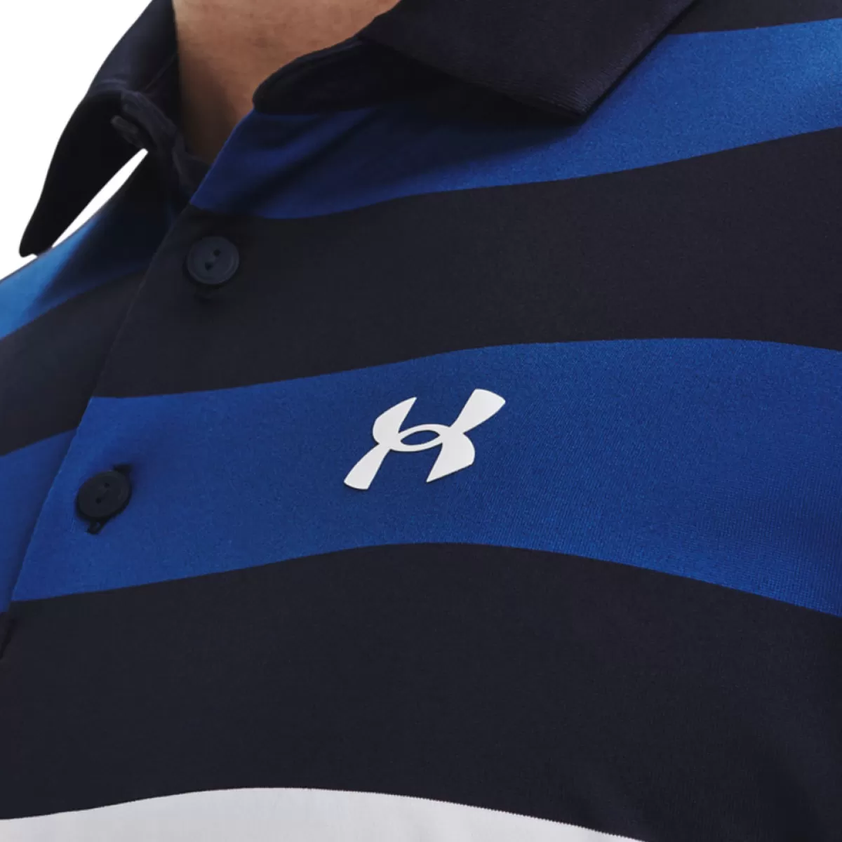 Fashion Under Armour Men's Playoff 3.0 Rugby Yd Stripe Golf Polo Shirt