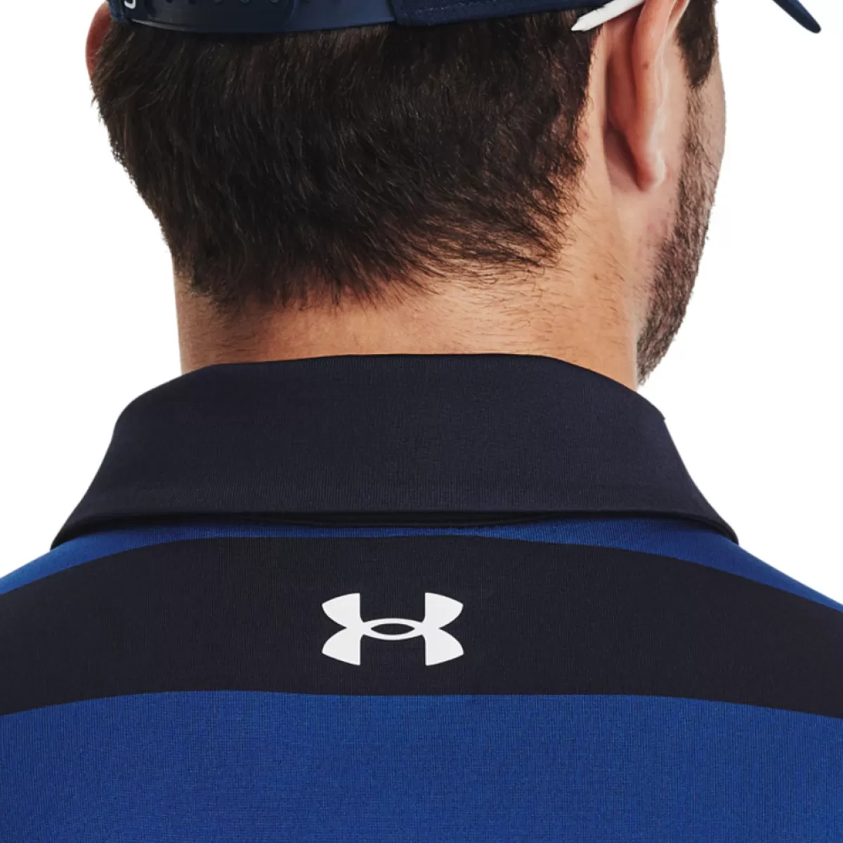 Clearance Men's Playoff 3.0 Rugby Yd Stripe Golf Polo Shirt Men Men's Golf Polo Shirts