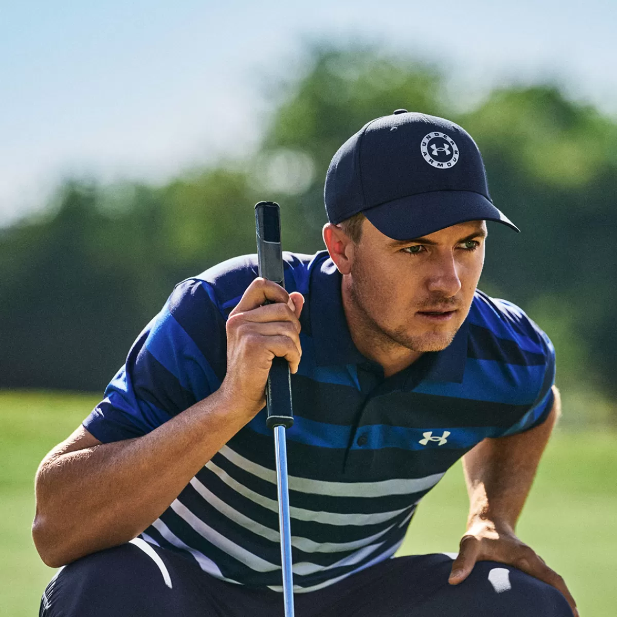 Flash Sale Men's Playoff 3.0 Rugby Yd Stripe Golf Polo Shirt Men Men's Golf Polo Shirts