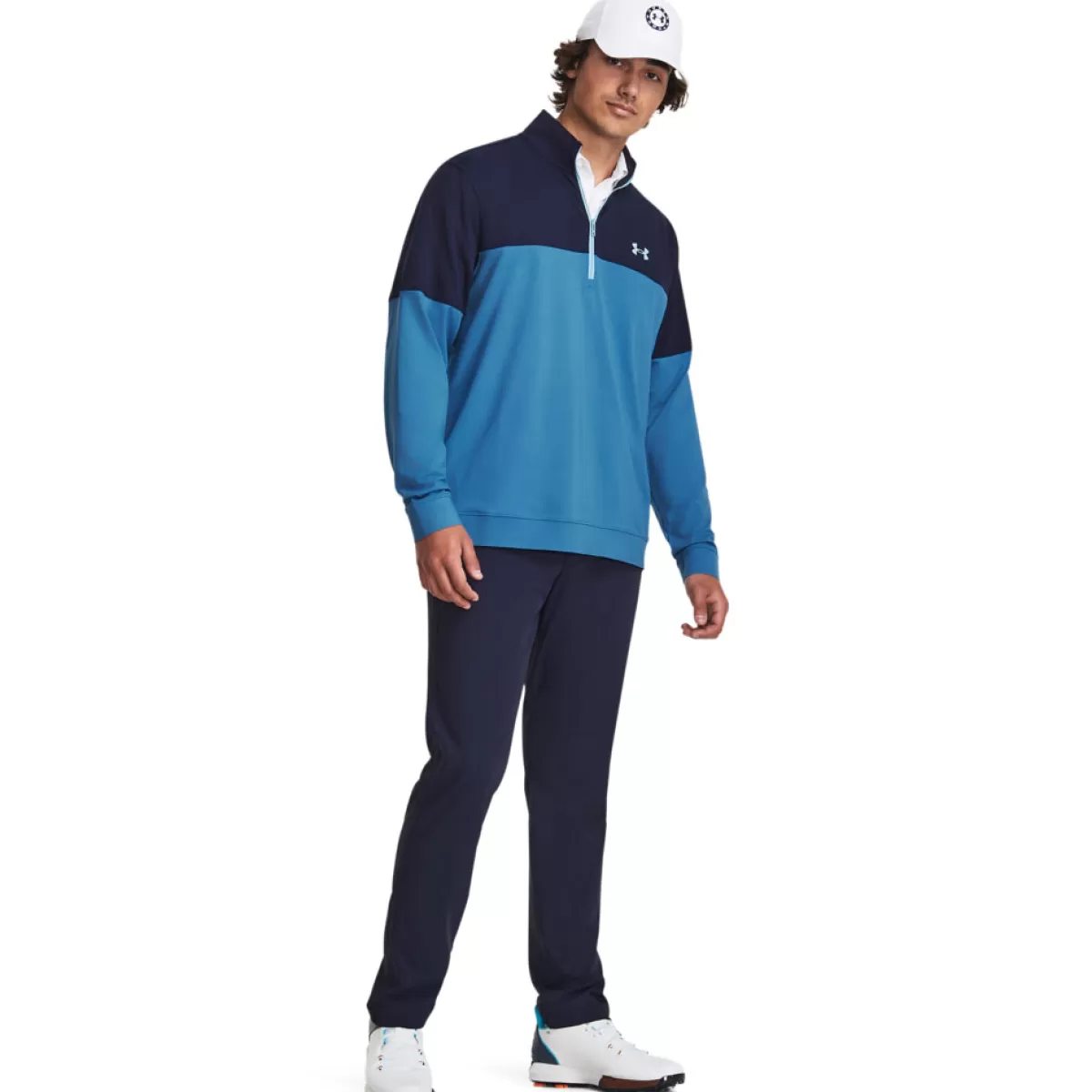 Clearance Men's Storm Half Zip Golf Mid Layer Men Men's Golf Sweaters