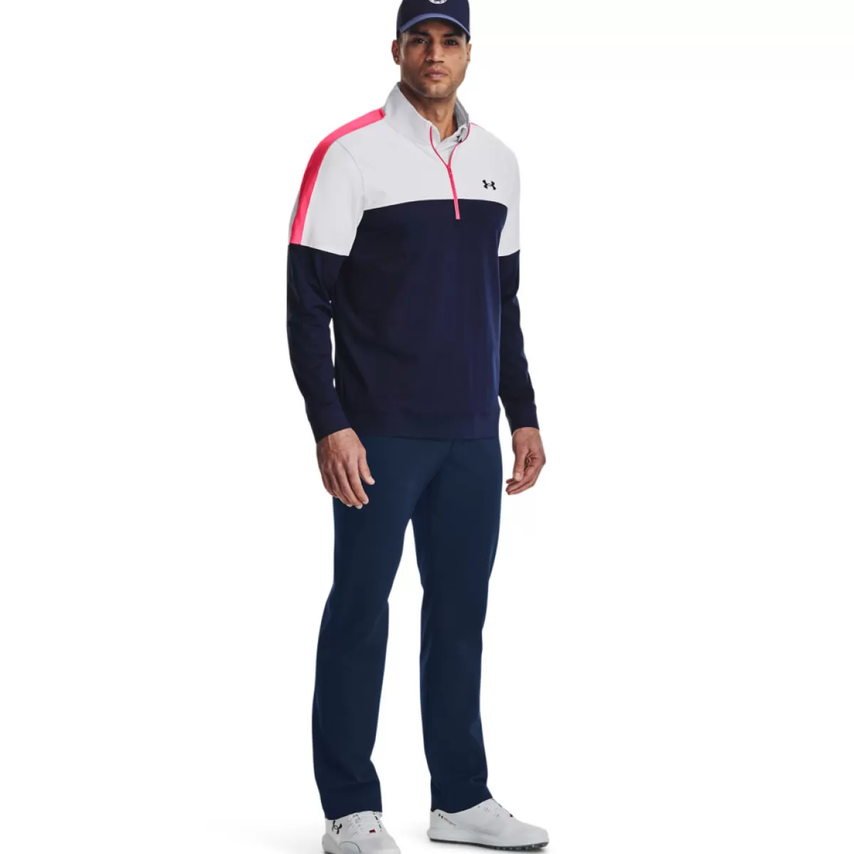 Clearance Men's Storm Half Zip Golf Mid Layer Men Men's Golf Sweaters